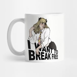 I want to break free ROGERINA Mug